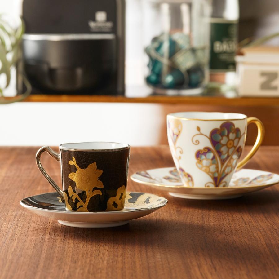 ノリタケ オマージュ コレクション コーヒーカップ＆ソーサー(雲母金