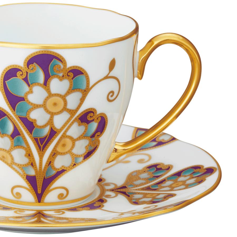 ノリタケ オマージュ コレクション コーヒーカップ＆ソーサー(雲母金