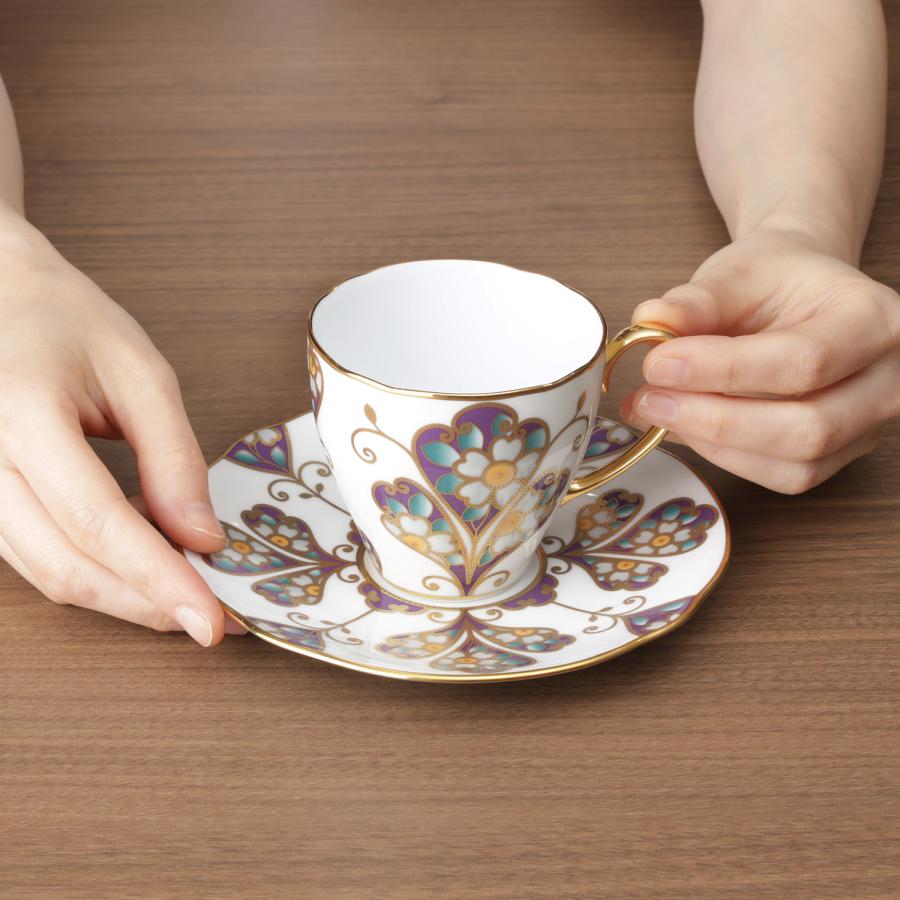 ノリタケ オマージュ コレクション コーヒーカップ＆ソーサー(雲母金