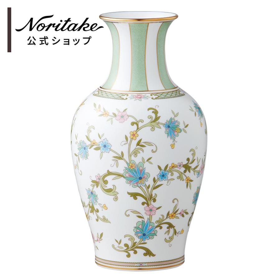 ノリタケ ヨシノ 37cm花生 ( 食器 日本製 ギフトボックス入り 花瓶 フラワーベース 花柄 おしゃれ ブランド（Yahoo!・ノリタケ公式ショップYahoo!ショッピング店）