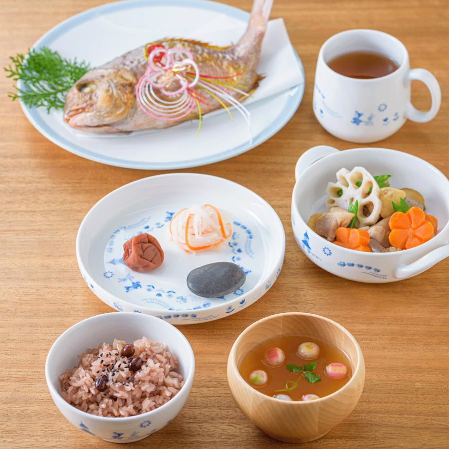 【新品未開封】ノリタケ ライトステップ お子様セット（ブルー）　食器　出産祝い ノリタケ ライトステップ お子様セット(ブルー) ( 食器 日本製 電子
