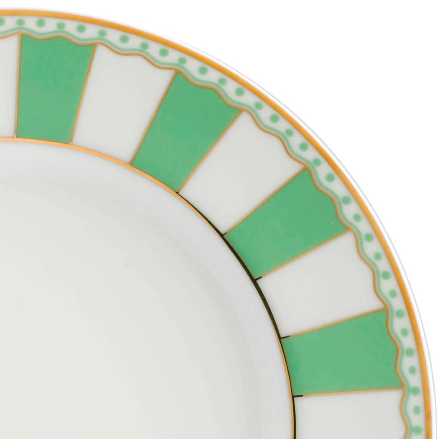 ノリタケ カーニバル “アップルグリーン” 21cmプレート(1枚