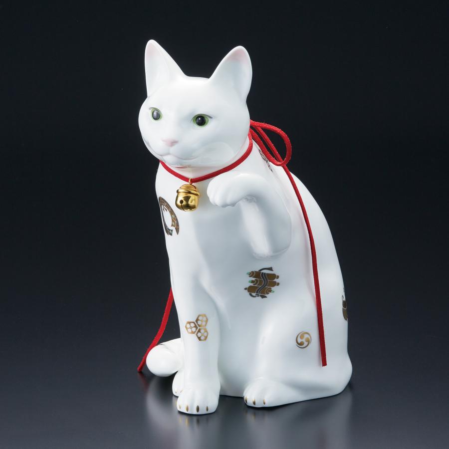 ノリタケ 置物 招き猫(大)(宝尽くし) ( ギフトボックス入り ノリタケ 置物 招き猫(大)(宝尽くし) ( ギフトボックス入り