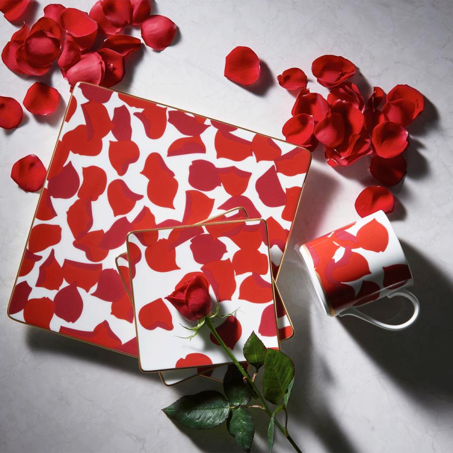 ノリタケ ローザロッサ マグカップペア ( ギフトボックス入り 赤