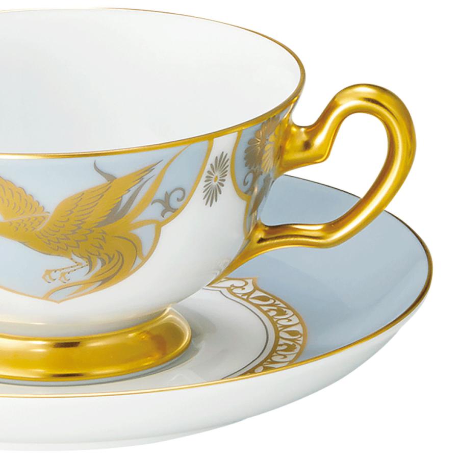 大倉陶園 在位30周年慶祝作品 鳳凰榮白樺文 碗皿揃(数量限定) ( ギフト