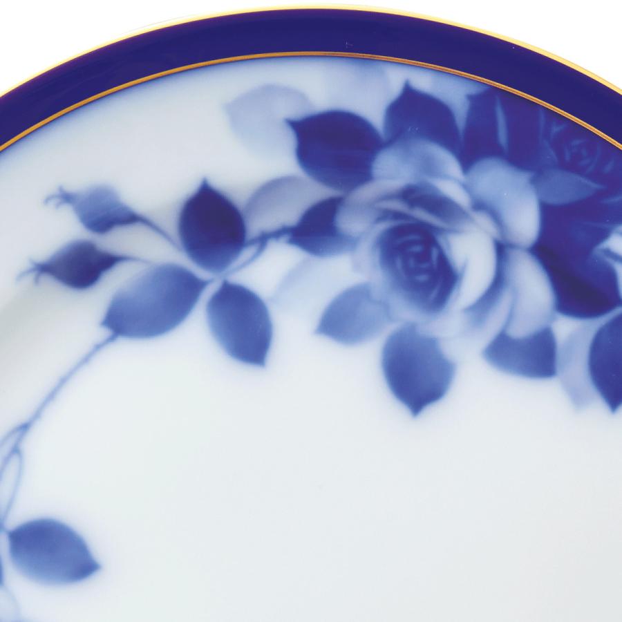 大倉陶園 ブルーローズ (8011R) 26cm ( 日本製 ギフトボックス入り