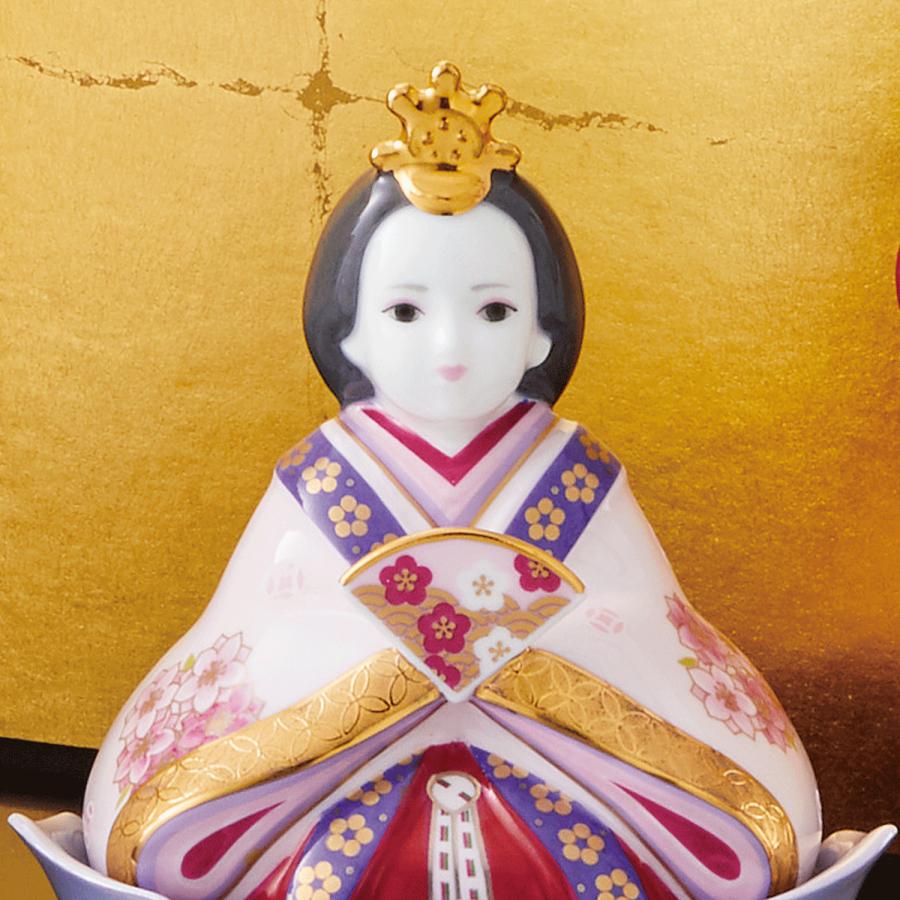 ノリタケ 歳時記 ひな人形(金屏風) ( 雛人形 コンパクト 日本製 