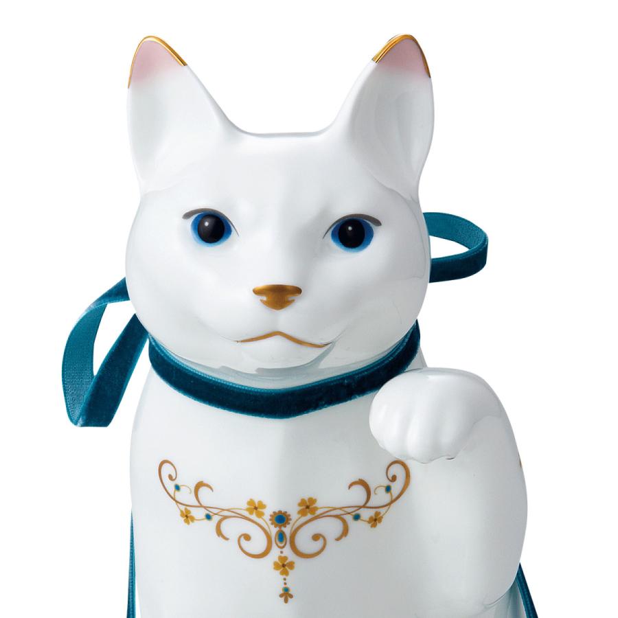 ノリタケ 置物 招き猫(大) アラベスク ( ギフトボックス入り ノリタケ 置物 招き猫(大) アラベスク ( ギフトボックス入り