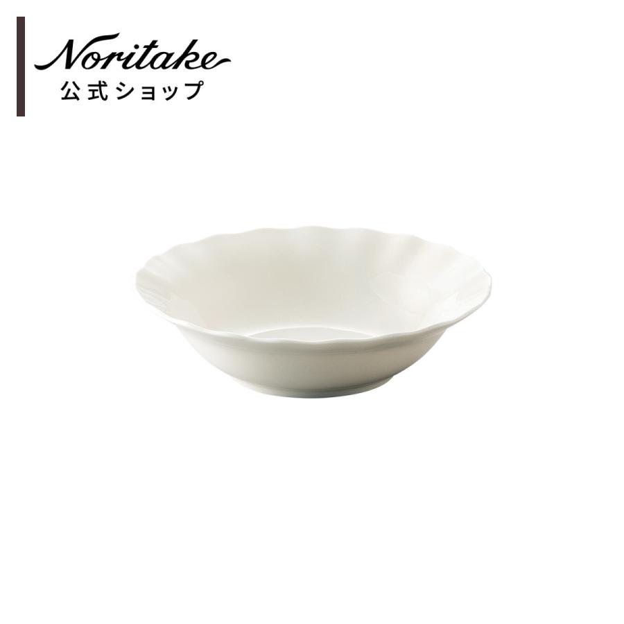希少 ノリタケ Noritake BONE CHINA ボウル ノリタケ アンサンブルホワイト 17cmボウル(厚手) ( 電子レンジ対応 食