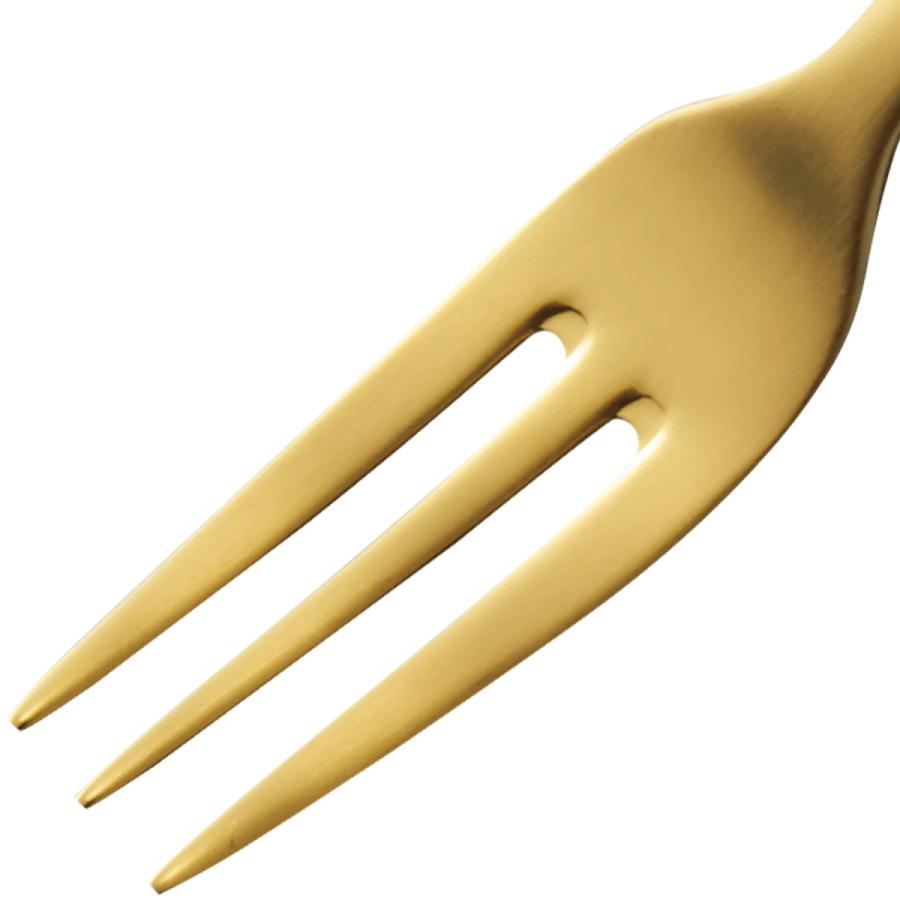 ノリタケ ロシュフォールPVD ケーキ・フルーツフォーク(ゴールドオール