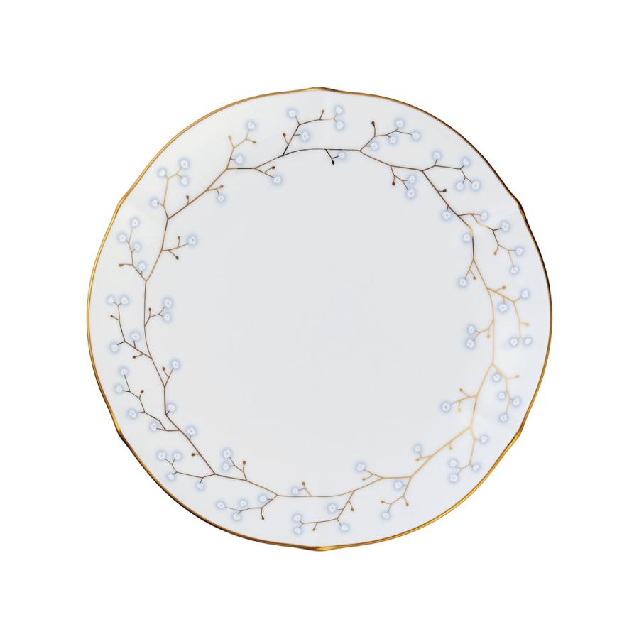 新品、ローゼンタール、ソリティアスノーフレイク、ペアデザート皿ブルー&ゴールド。 新品、ローゼンタール、ソリティアスノーフレイク、ペアデザート皿