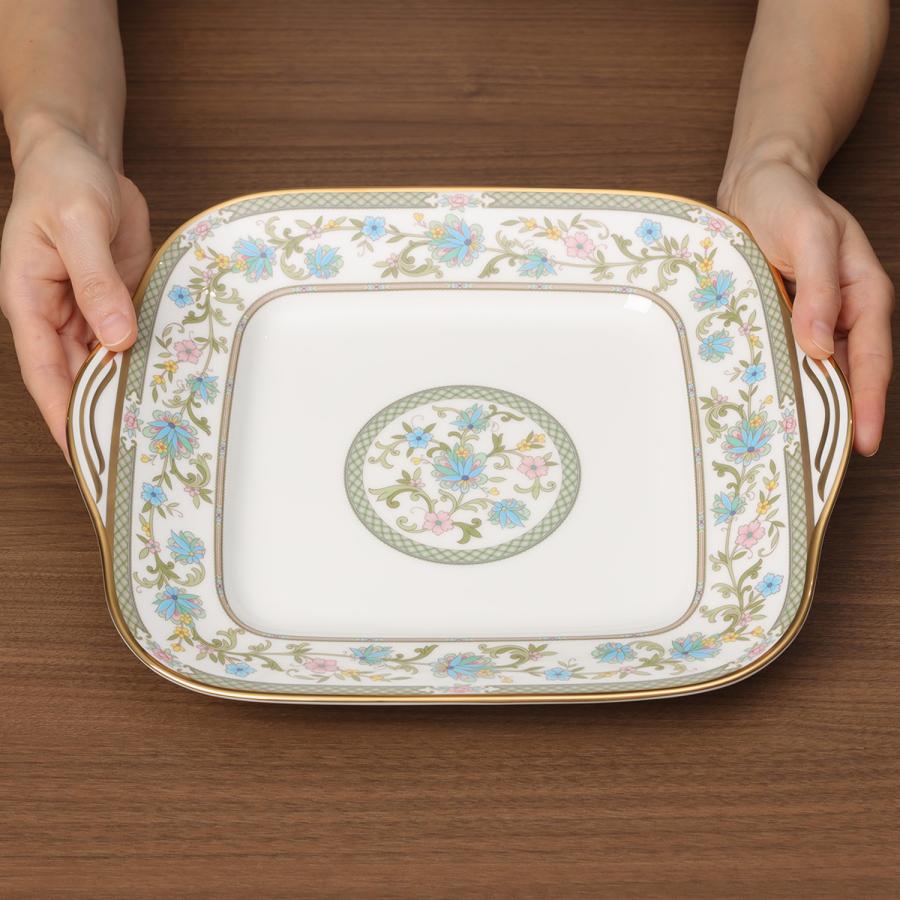 美品】ノリタケ ヨシノ B&B スクエア プレート 美品】ノリタケ ヨシノ