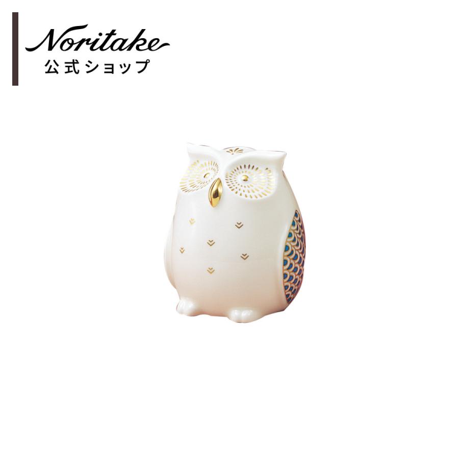 ノリタケ 小動物シリーズ フクロウ ( ギフトボックス入り おしゃれ