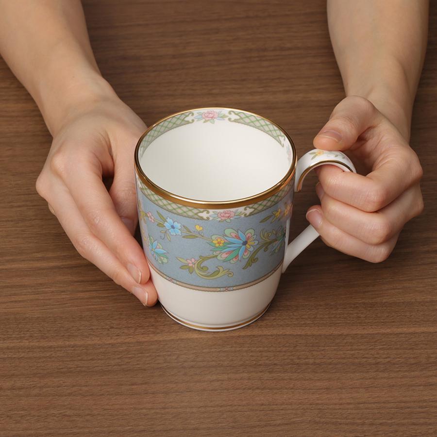 Noritake ノリタケ プレート＆マグカップ ４セット ノリタケ ヨシノ マグカップ(グレー) ( 食器 日本製 ギフトボックス