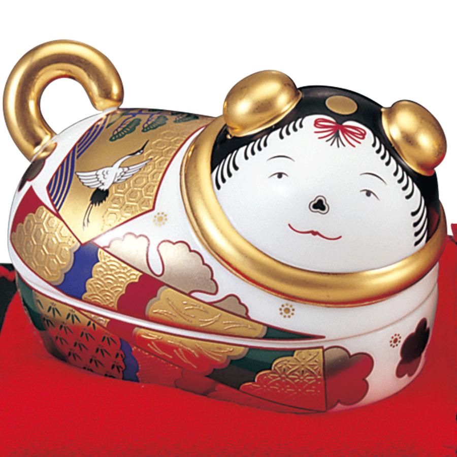 ノリタケ 歳時記 蓋物 犬筥(いぬばこ) ( 日本製 インテリア 女の子