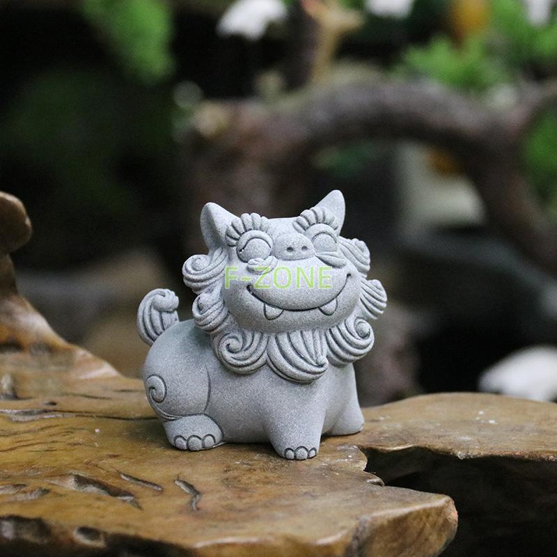 開運風水グッズ 獅子置物 狛犬 インテリア アジア かわいい シーサー