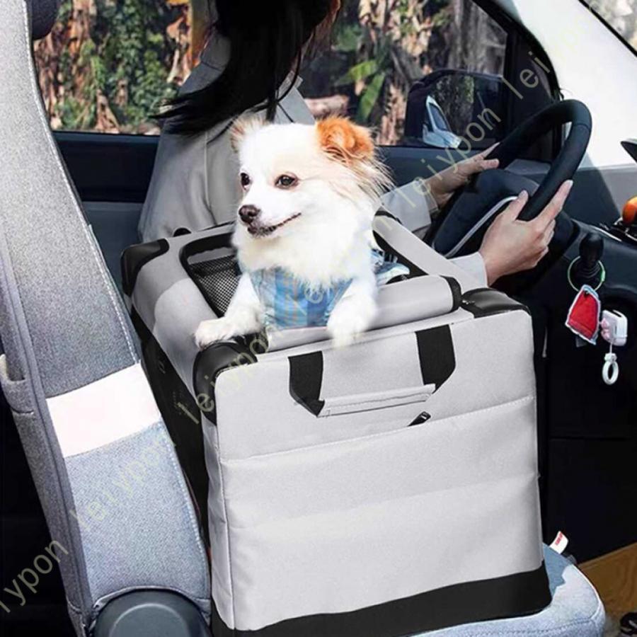 猫 キャリーケース ペットキャリーバッグ ペットバッグ ショルダーバッグ 犬 うさぎキャリー 通気 滑り止め 小型犬 手提げキャリーバッグ 車載 ドライブ_8