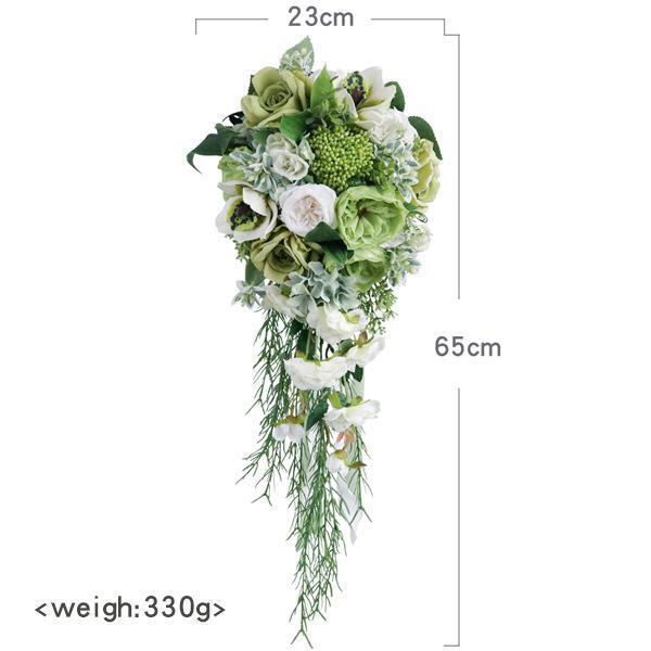 ブーケ ウェディングブーケ ブライダルブーケ キャスケード