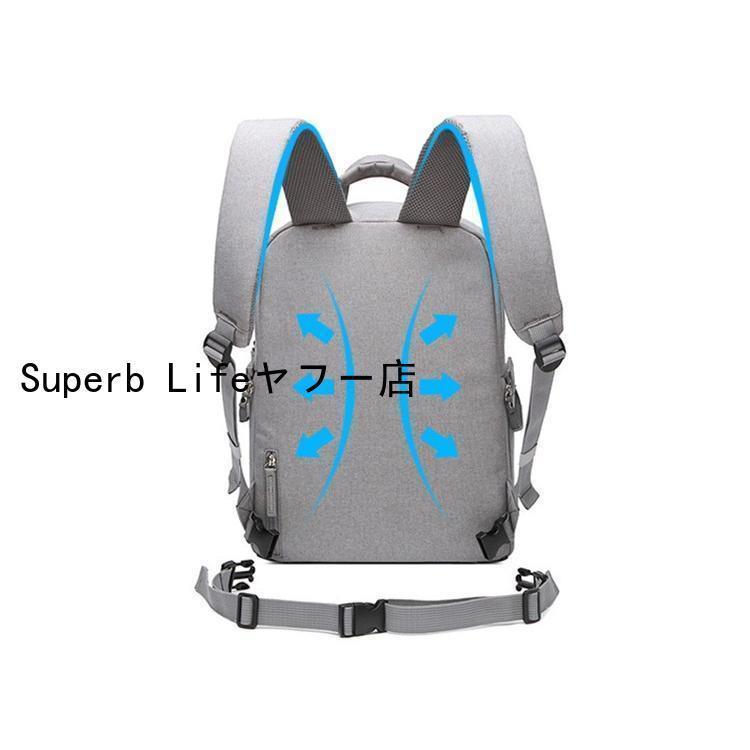 リュック バッグ ケース　一眼レフバッグ 鞄 かばん バック　レンズ収納　インナーバッグ　アウトドア 大容量　耐摩防振　旅行_2