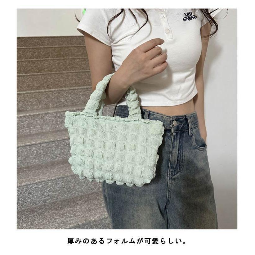 ぽこぽこ　ミニバッグ ぽこぽこ巾着/ミニバッグチャーム（ポーチ）｜Flowering（フラワー