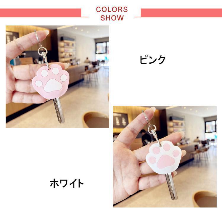 キーカバー 猫 シリコン ねこのキーカバー キーホルダー キーケース