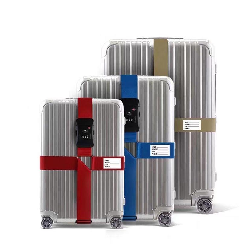 スーツケース 十字型ベルト TSAロック付き スーツケースバンド