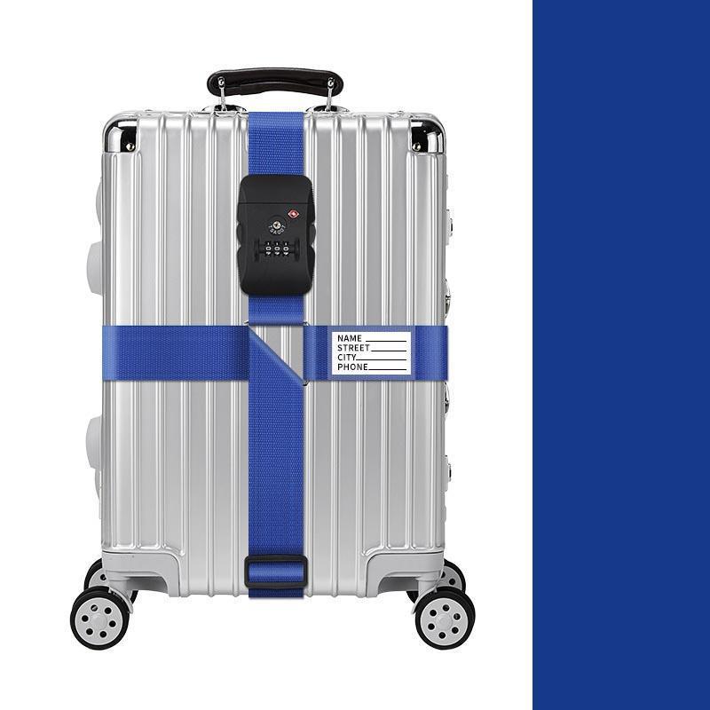 スーツケース 十字型ベルト TSAロック付き スーツケースバンド