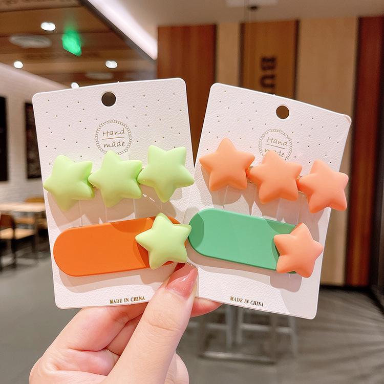 ヘアピン 2個セット ベビー キッズ 赤ちゃん 子供 へアアクセサリー 星