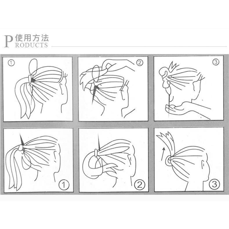 ヘアアレンジスティック 2個セット ヘアアレンジ ツール くるりんぱ