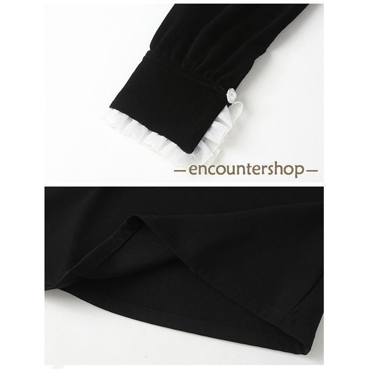 ワンピース 子供 女の子 キッズ フリル プルオーバー ガールズ 子供ドレス お外遊び着 子供服 可愛い おしゃれ フォーマル 秋冬 アウトドア | ブランド登録なし | 07