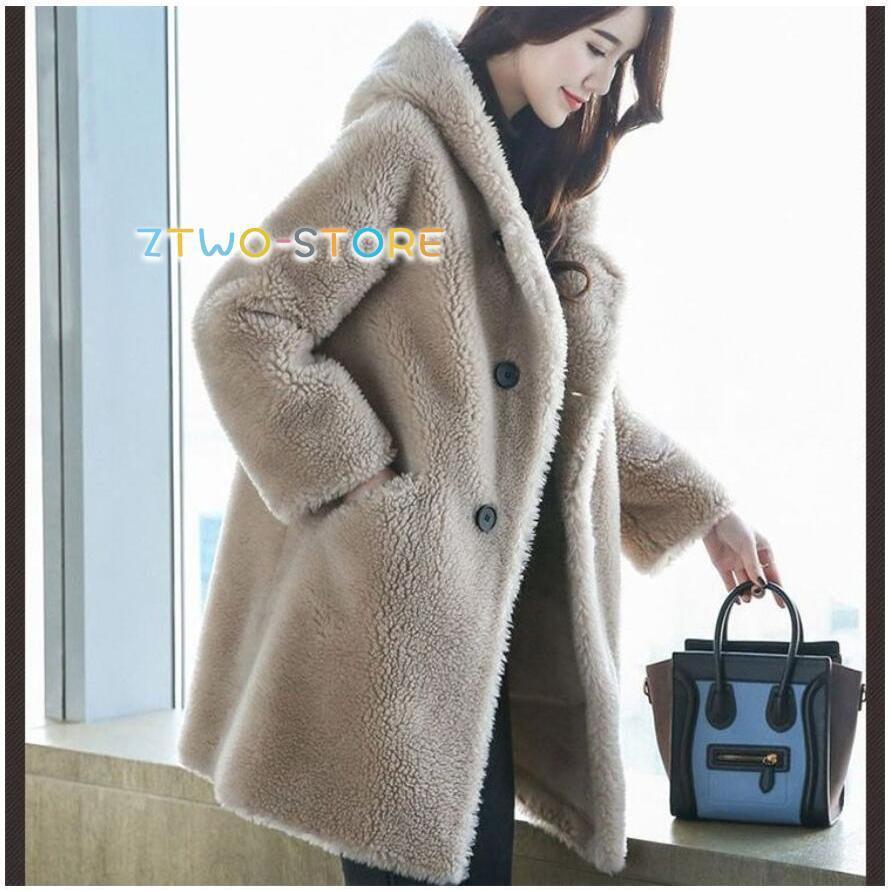 ファーコート ミンクカシミアコート フェイクファー レディース 冬服