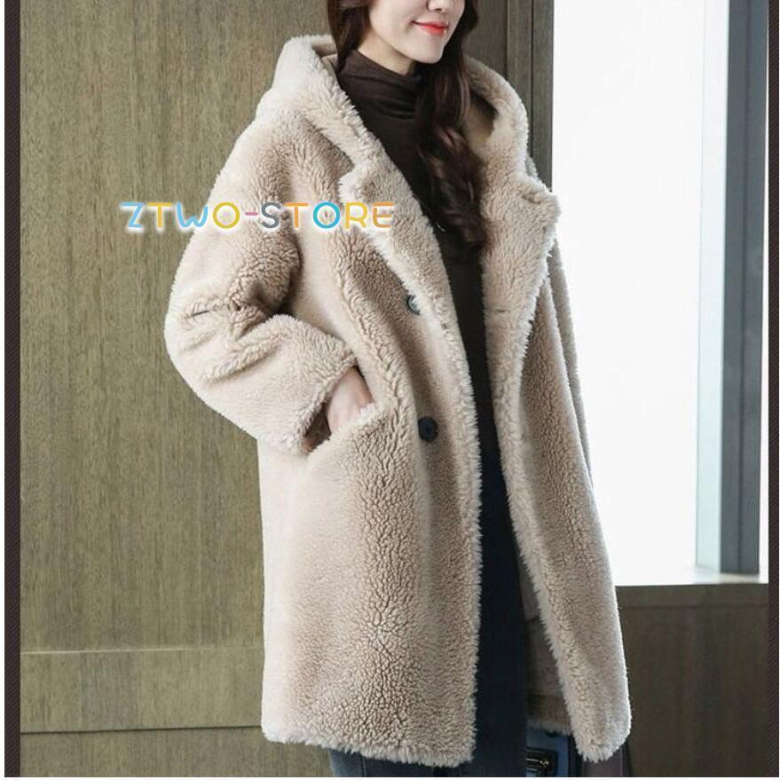 ファーコート ミンクカシミアコート フェイクファー レディース 冬服