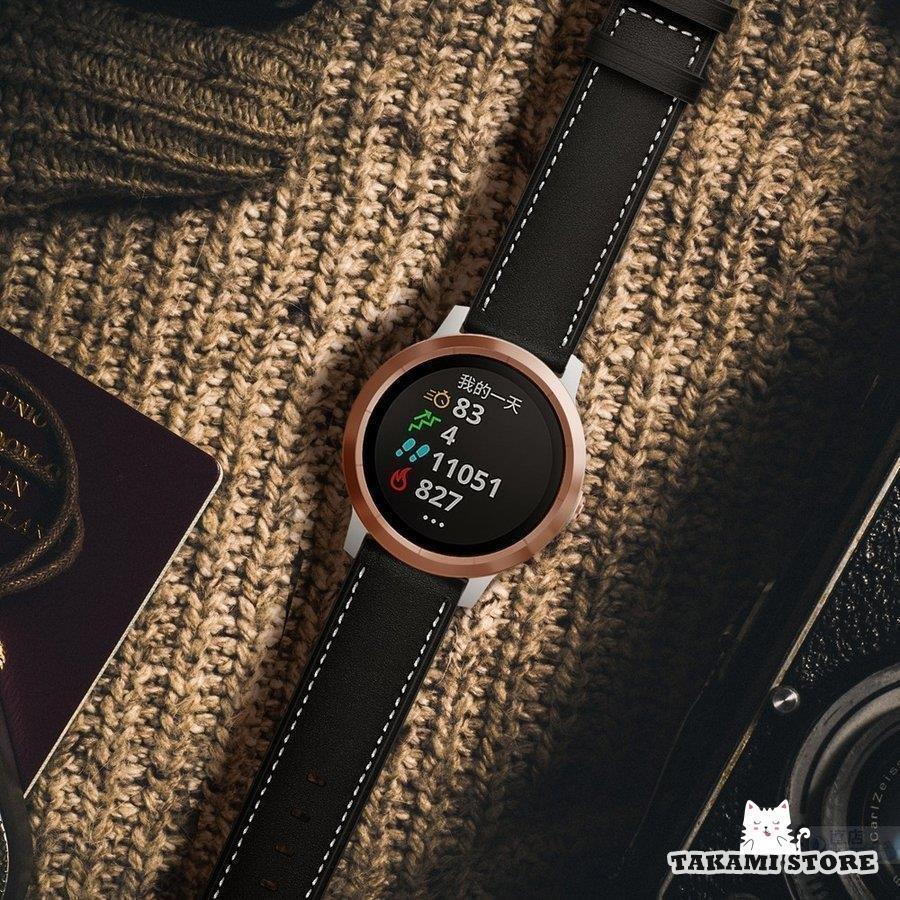 GARMIN ガーミン vivoactive 3/music ForeAthlete 245/Music 用ベルトバンドHUAWEI WATCH GT/GT 2/GT 2e 46mmシリーズ用交換本革レザーベルトバンド | ブランド登録なし | 13