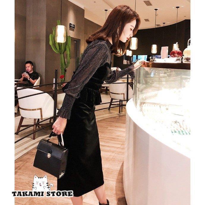 パーティードレス 結婚式 お呼ばれ ドレス ワンピース 韓国 ロング