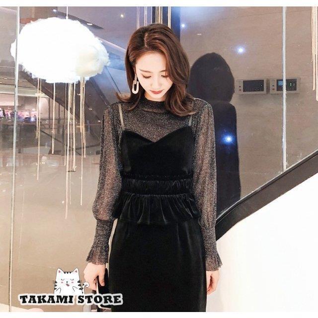 パーティードレス 結婚式 お呼ばれ ドレス ワンピース 韓国 ロング