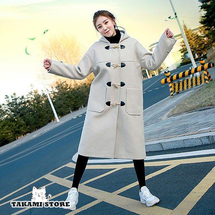 アウター レディース コート レディース 冬 ダッフルコート ロング 大きいサイズ 長袖 フード付き 薄手 厚手 コート アウター ロングコート フード付き かわ大 かわ小 コート レディース 冬 ダッフルコート ロング 大きいサイズ 3L 4L 長袖