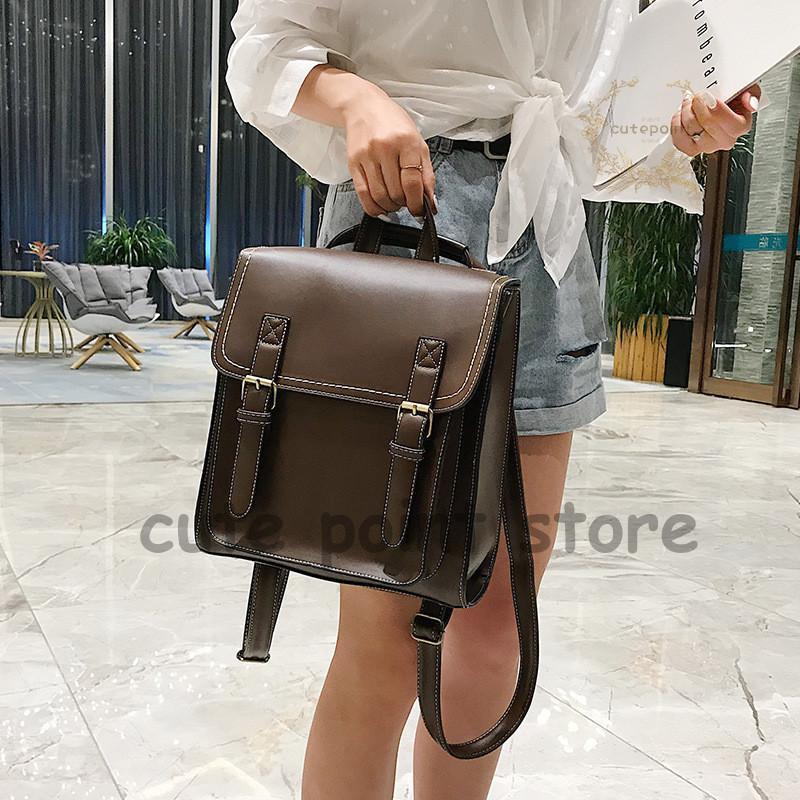 リュック リュックサック バッグ レディース レザー 通学 PU シンプル 2way お出かけ レッスン 通学 綺麗 デイリー 入学式 可愛い 韓国風 | ブランド登録なし | 05