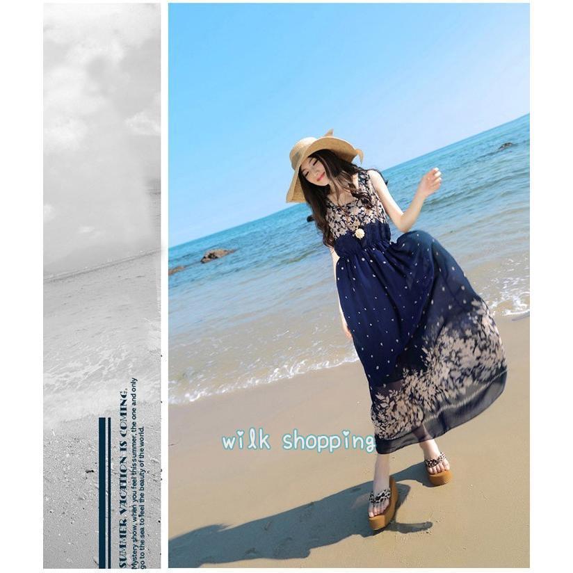 タヒチインポート　ハワイ　水色 ノースリーブ ひざ丈ワンピース　ホヌ柄 Amazon.co.jp: [JINPIN] ワンピース ノースリーブ 夏 マキシ丈