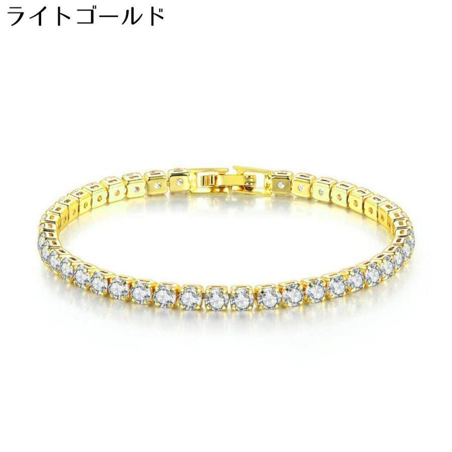 テニスブレスレット レディースアクセサリー 腕輪 ラインストーン
