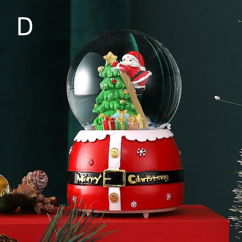 サンタクロース置物 スノードーム カミングサンタ クリスマス 飾り