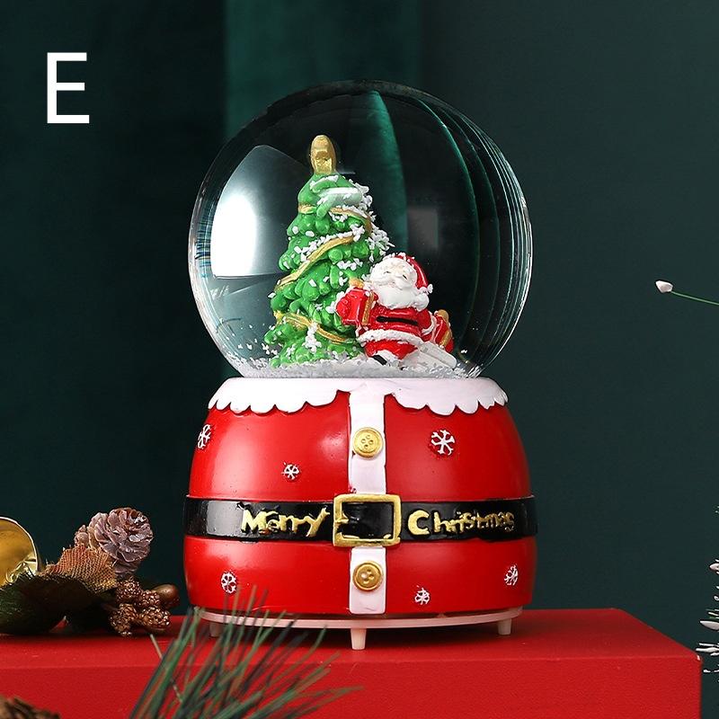 スノードームクリスマス 置物 飾り物 スノードーム Mサイズ クリスマス サンタクロース スノーマン サンタ