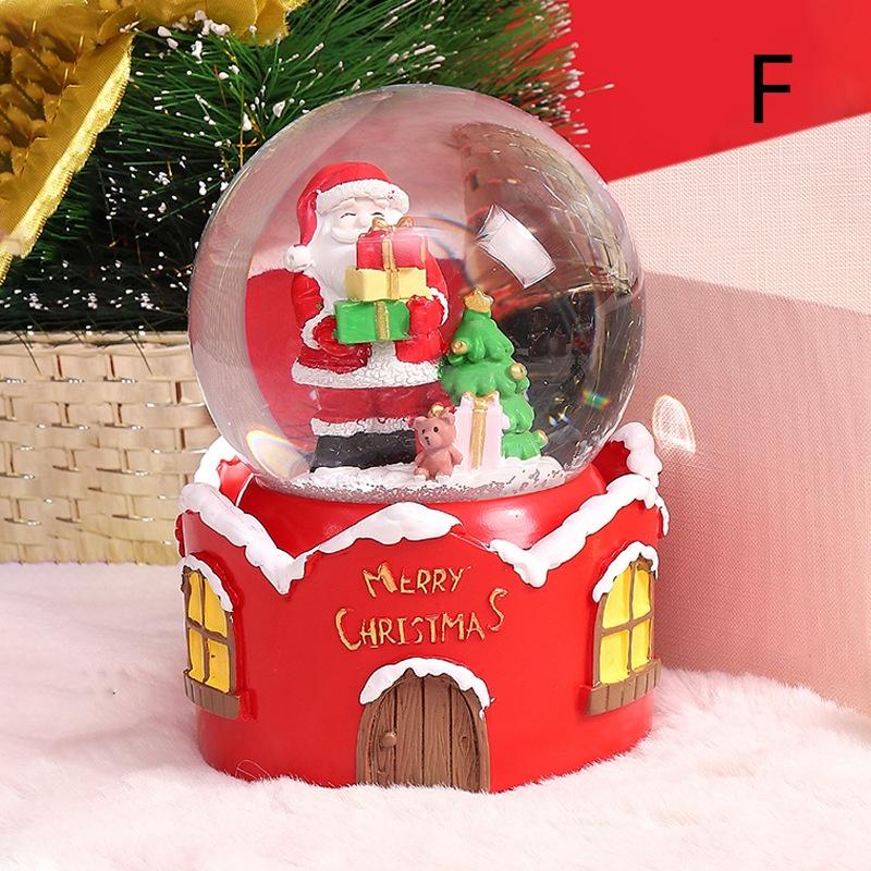 サンタクロース置物 スノードーム カミングサンタ クリスマス 飾り