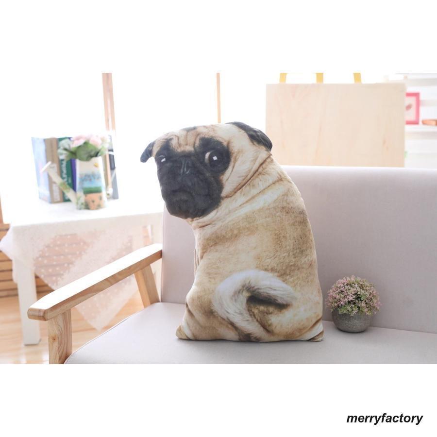クッション パグ グッズ 雑貨 ぬいぐるみ 大サイズ 犬 Pug goods