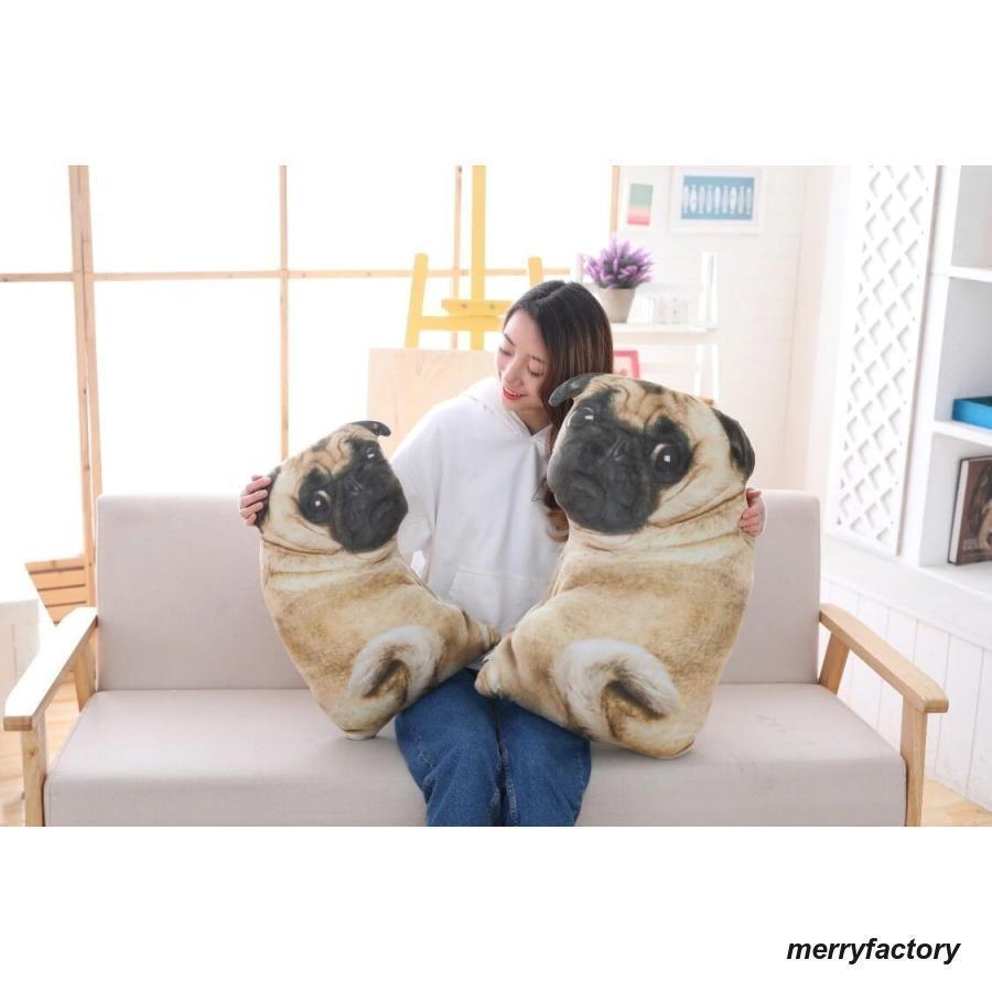 クッション パグ グッズ 雑貨 ぬいぐるみ 大サイズ 犬 Pug goods