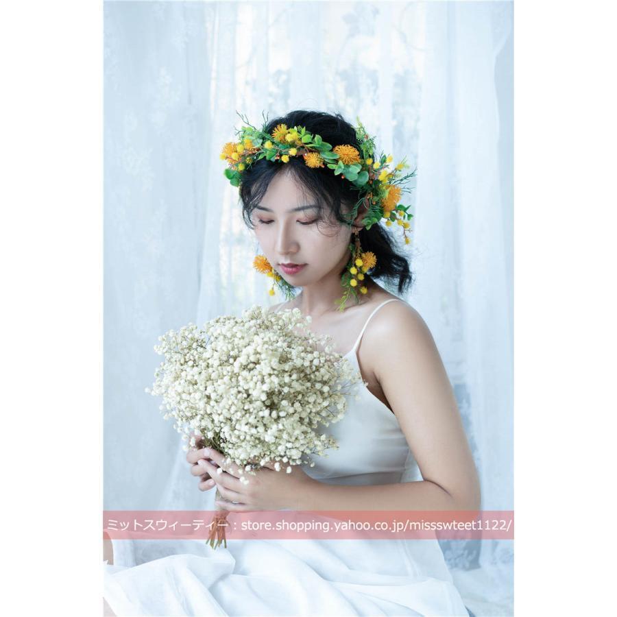 ウエディングブーケ かすみ草 成人式 結婚式 プリザーブドフラワー