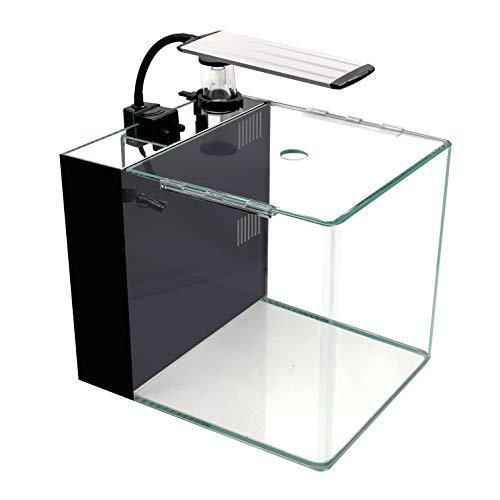 GankPike アクアリウムセット 超クリアガラス水槽 海水魚水槽 (容量 約31L) 超クリアガラス水槽 海水魚水槽 アクアリウムセット 容量 約31L