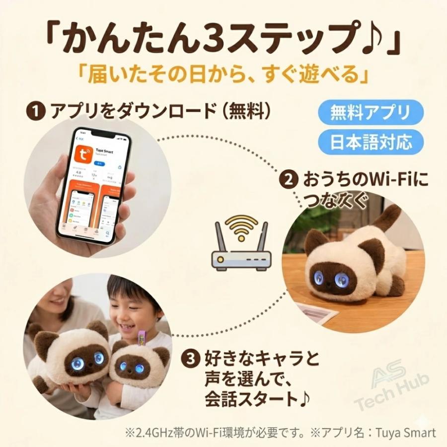 ぬいぐるみ ai 電子ペット 電動ロボット ChatGPT搭載 AI会話