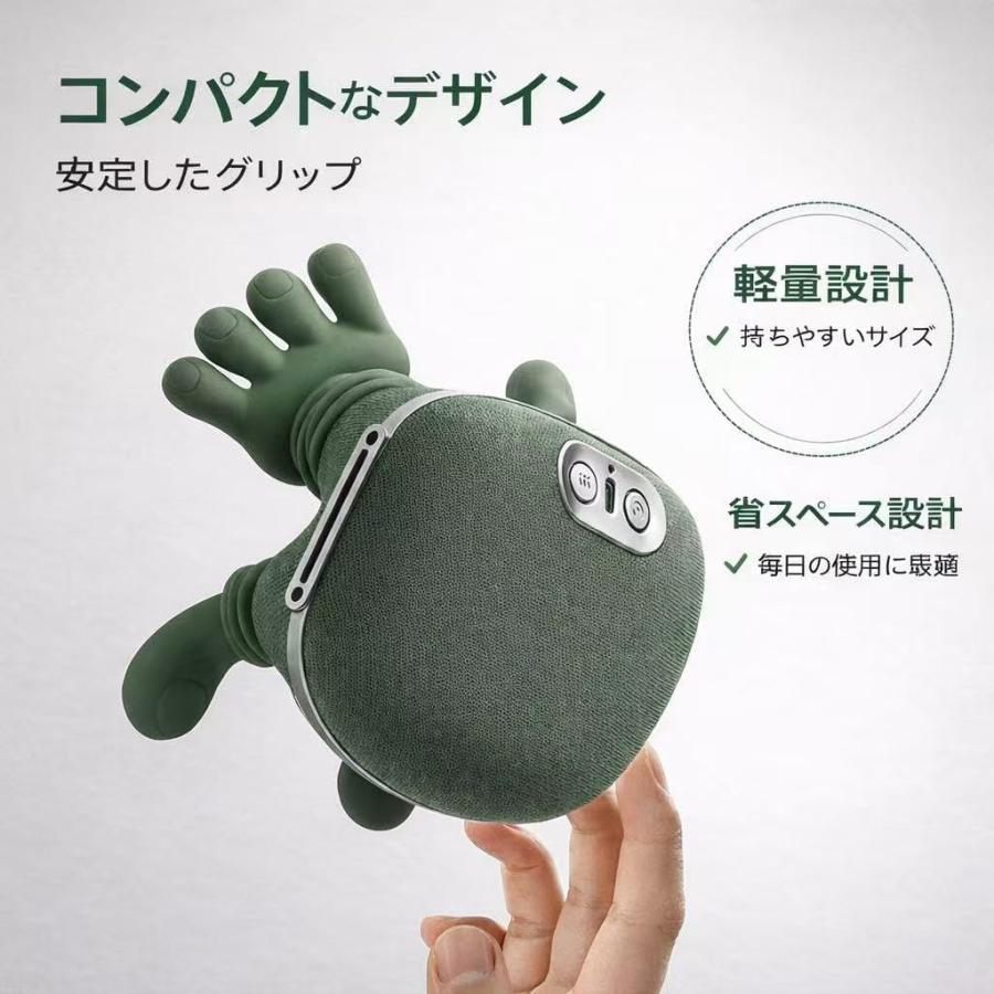 ネックマッサージャー 温熱付き 4Dもみ感覚 手もみ感覚 指圧風 首・肩