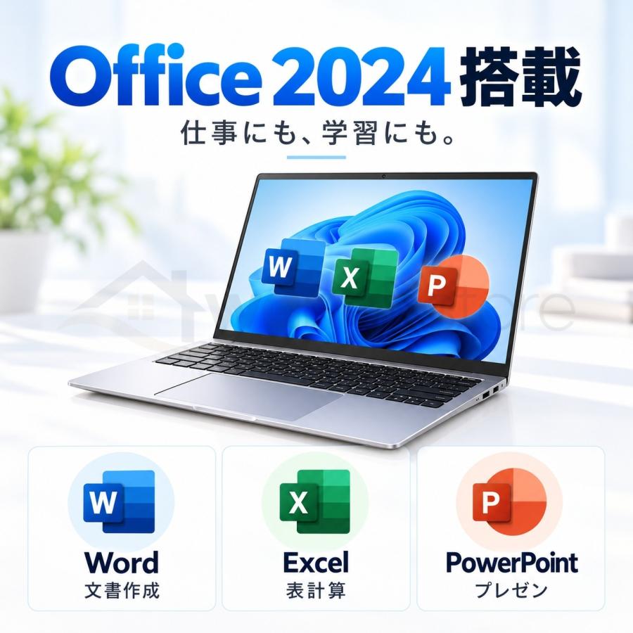 Win11&Office2024 Core i5-12GB-新品SSD即使用可能 インテル（intel） ノートパソコン 新品 Windows11 Office2024搭載 第