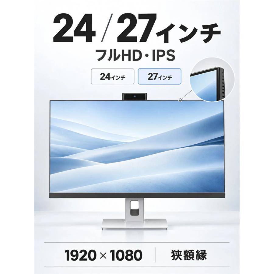 一体型パソコン デスクトップパソコン 24/27インチ デスクトップpc